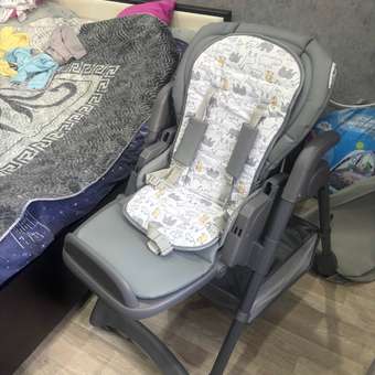 Стульчик для кормления Babyton Sweet Meals Grey серый: отзыв пользователя ДетМир
