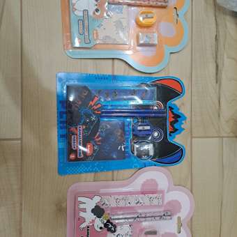 Набор канцелярский Erhaft 6 предм. в ассортименте: отзыв пользователя Детский Мир