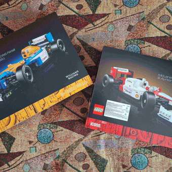Конструктор LEGO Icons McLaren MP4/4 и Айртон Сенна 693 дет.: отзыв пользователя Детский Мир