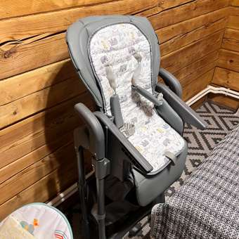 Стульчик для кормления Babyton Sweet Meals Grey серый: отзыв пользователя ДетМир