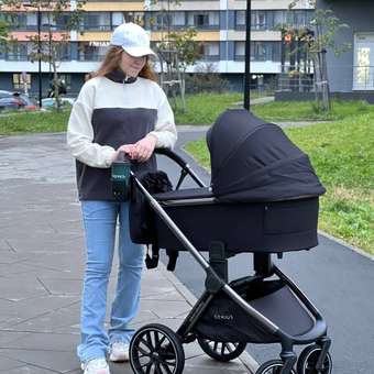 Коляска 2в1 Amarobaby Genius черный: отзыв пользователя Детский Мир