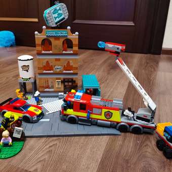 Конструктор LEGO City Fire Пожарная команда 766 дет.: отзыв пользователя Детский Мир