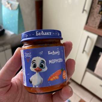Пюре Беллакт Морковь с 4 мес 100 г 3 упак.: отзыв пользователя Детский Мир