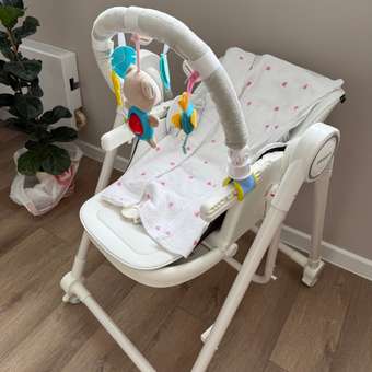 Стульчик для кормления JOVOLA OSCAR белый: отзыв пользователя Детский Мир