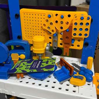 Игрушка Give Creative набор инструментов с верстаком 90 предм.: отзыв пользователя Детский Мир