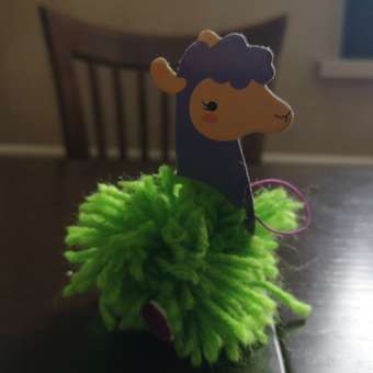 Набор для творчества Bondibon плетение с помпонами Лама: отзыв пользователя Детский Мир