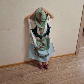 Пончо махровое FUTURINO Home Дракон: отзыв пользователя Детский Мир