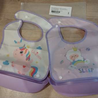 Нагрудник Tobby клеенка 2 шт.: отзыв пользователя Детский Мир