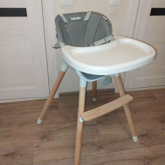Стульчик для кормления Babyton Woody Grey трансформер: отзыв пользователя Детский Мир