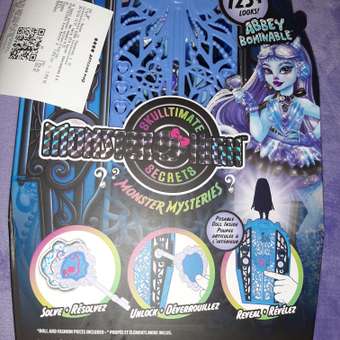 Кукла модельная Monster High Skulltimate Secrets S4 Эбби: отзыв пользователя Детский Мир