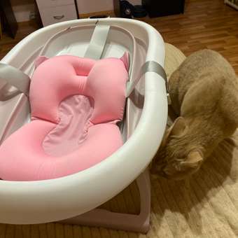 Ванночка Babyton Pink с матрасиком, складная розовый: отзыв пользователя ДетМир