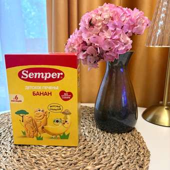 Печенье детское Semper с бананом 120г с 6м: отзыв пользователя Детский Мир