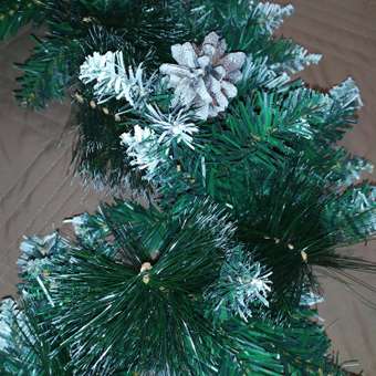 Венок SXMas 50 см зеленый со снегом JCWD: отзыв пользователя Детский Мир