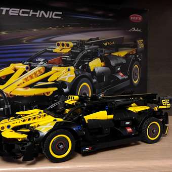 Конструктор LEGO Technic Бугатти Болид 905 дет.: отзыв пользователя ДетМир