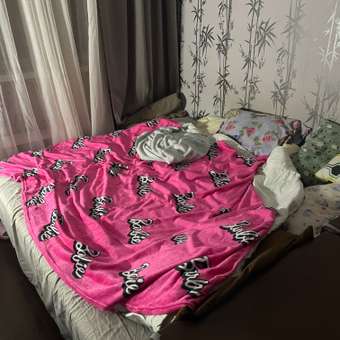 Плед Павлинка Аэро Софт Barbie 150 x 200 см: отзыв пользователя Детский Мир