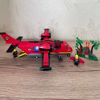 Конструктор LEGO City Пожарно-спасательный самолет 478 дет.: отзыв пользователя Детский Мир