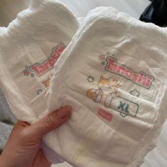 Трусики Tanoshi ультратонкие XL (12-22кг) 54 шт.: отзыв пользователя Детский Мир