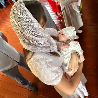 Комплект Крестильный LEO: отзыв пользователя Детский Мир