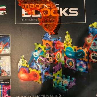 Конструктор Attivio Крепость магнитный 75 дет.: отзыв пользователя ДетМир