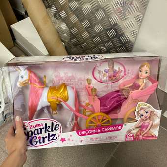 Кукла модельная Zuru Sparkle Girlz с каретой: отзыв пользователя ДетМир