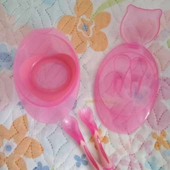 Набор посуды BabyGo Purple 4 предм.: отзыв пользователя Детский Мир