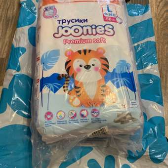 Трусики Joonies Premium Soft L (9-14 кг) 56 шт.: отзыв пользователя Детский Мир