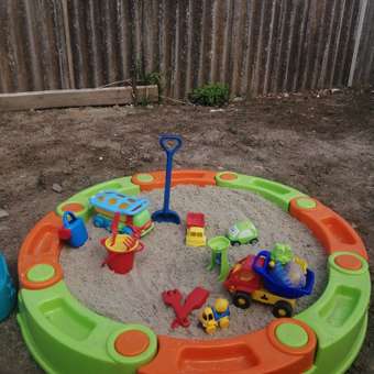 Песочница Avgd Tomsk модульная 8 секций 1040424: отзыв пользователя Детский Мир