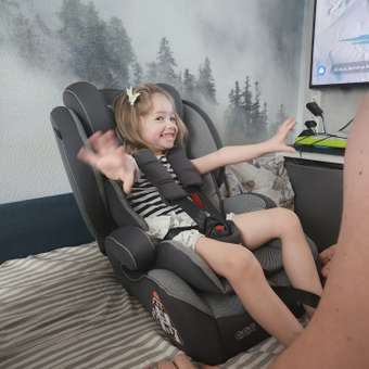 Автокресло Indigo Winner тем.-серый-светл-серый Isofix 1/2/3 (9-36 кг): отзыв пользователя Детский Мир