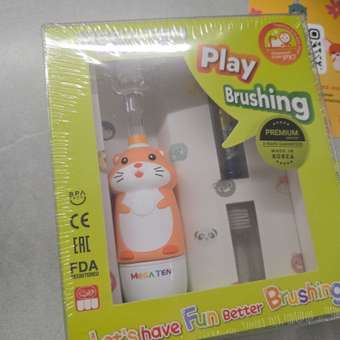 Зубная щетка электрическая MegaTen от 0 лет 1 шт.: отзыв пользователя Детский Мир