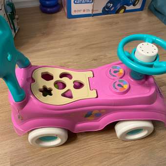 Каталка Zebratoys Розовая: отзыв пользователя ДетМир