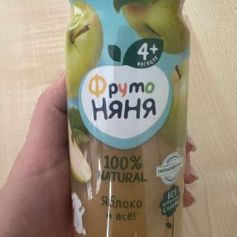 Пюре ФрутоНяня Яблоко с 4 мес 250 г: отзыв пользователя ДетМир