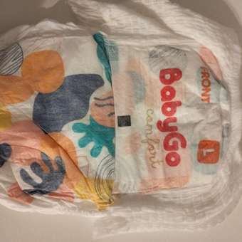 Трусики BabyGo Comfort L (9-14 кг) 44 шт.: отзыв пользователя ДетМир