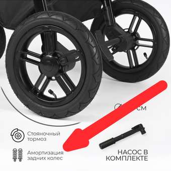 Коляска прогулочная Tomix Walker lux зеленый: отзыв пользователя Детский Мир