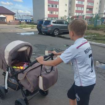 Коляска трансформер Babyton Melly Brown коричневый: отзыв пользователя ДетМир