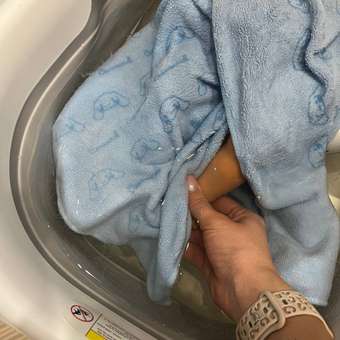 Ванночка Puremama складная, с матрасиком серый: отзыв пользователя Детский Мир