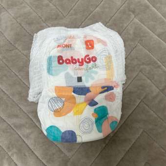 Трусики BabyGo Comfort L (9-14 кг) 44 шт.: отзыв пользователя ДетМир