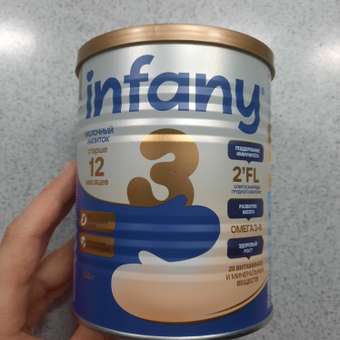 Сухой молочный напиток Infany 3 для питания детей с 12 месяцев 350г: отзыв пользователя Детский Мир