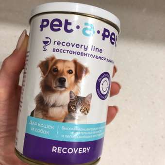 Корм для собак и кошек Pet-a-Pet 400г диетический восстановительная диета Recovery: отзыв пользователя. Зоомагазин Зоозавр