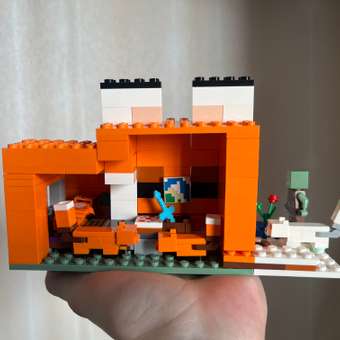 Конструктор LEGO Minecraft Лисья хижина 193 дет.: отзыв пользователя Детский Мир