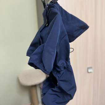 Дождевик-комбинезон для собак Zoozavr тёмно-синий 25: отзыв пользователя. Зоомагазин Зоозавр