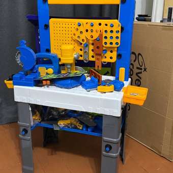 Игрушка Give Creative набор инструментов с верстаком 90 предм.: отзыв пользователя Детский Мир