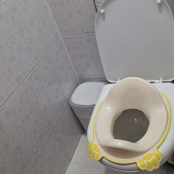Накладка на унитаз Babyton Flow желтый: отзыв пользователя Детский Мир