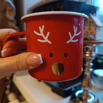 Новогодняя кружка FUTURINO Home Олень: отзыв пользователя Детский Мир