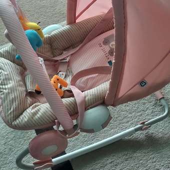 Шезлонг Babyton Pink розовый: отзыв пользователя Детский Мир