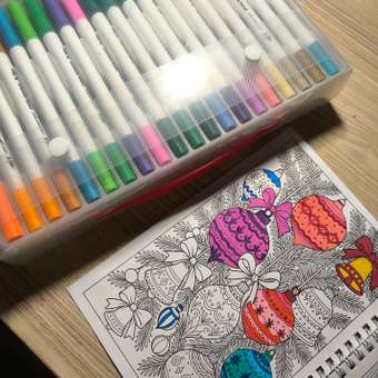 Раскраска-антистресс Проф-Пресс Новый год А5 на гребне: отзыв пользователя Детский Мир