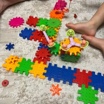 Конструктор IQ-ZABIAKA Забавные шестеренки мягкий 81 дет.: отзыв пользователя Детский Мир