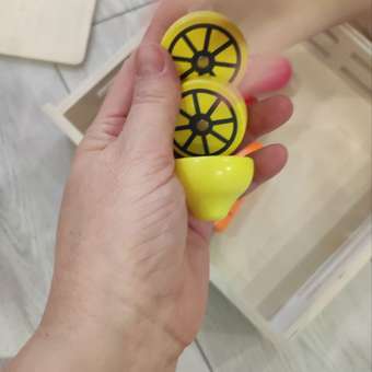 Деревянные игрушечные продукты TrendToys фрукты и овощи на магнитах, 18 предметов: отзыв пользователя Детский Мир