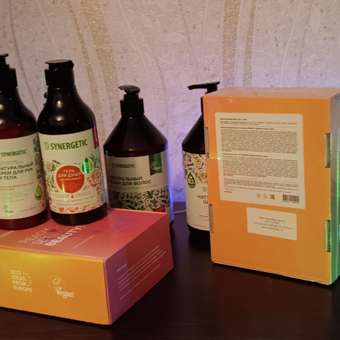 Набор средств Synergetic Для рук и тела 760 мл 2 шт.: отзыв пользователя Детский Мир