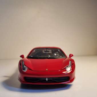 Автомобиль BBurago Ferrari Ferrari 458 Italia 18-26003 1:24: отзыв пользователя ДетМир