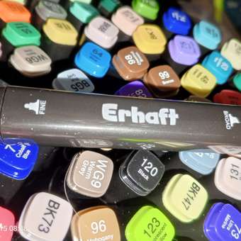 Скетчмаркеры Erhaft двусторонние 80 цв.: отзыв пользователя ДетМир